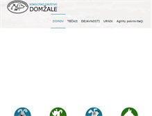 Tablet Screenshot of kd-domzale.com